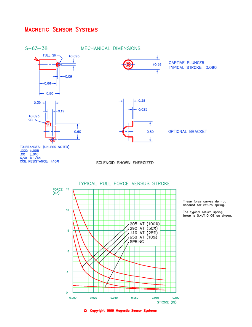 Tubular Pull Solenoid S-63-38, Page 2